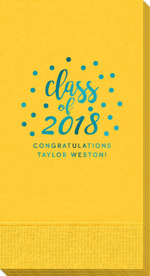 Class of Confetti Dots Guest Towels